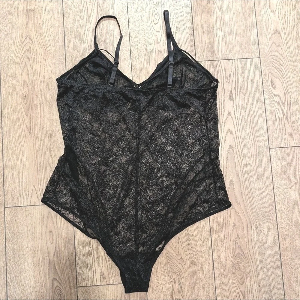 Torrid NWT Womens Plus 3X 3 Black Lace Teddy Bodysuit Lingerie NEW - Picture 4 of 4